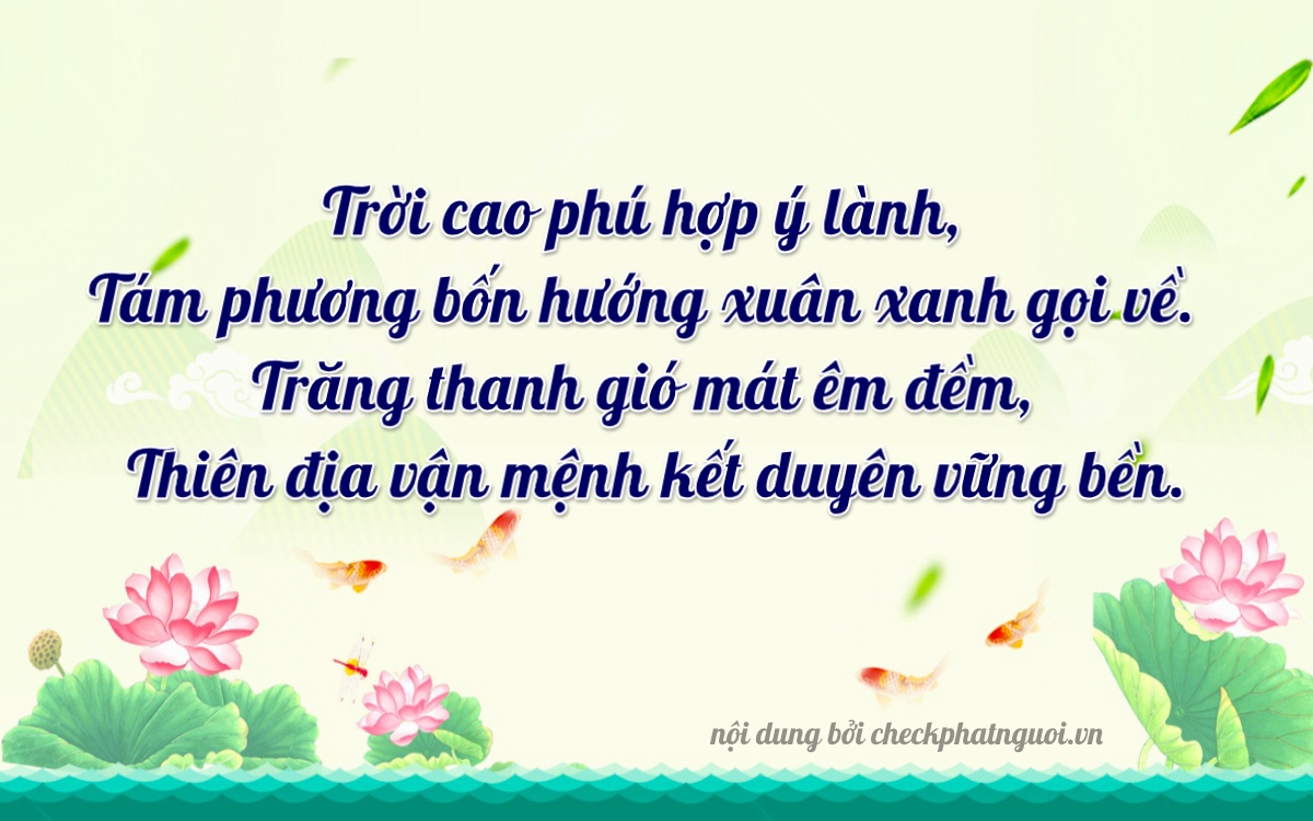 Bài thơ ý nghĩa cho <b>biển số 14A-81640</b> tại website checkphatnguoi.vn