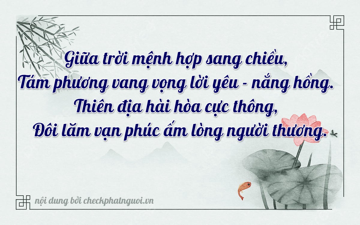 Bài thơ ý nghĩa cho <b>biển số 14A-83680</b> tại website checkphatnguoi.vn