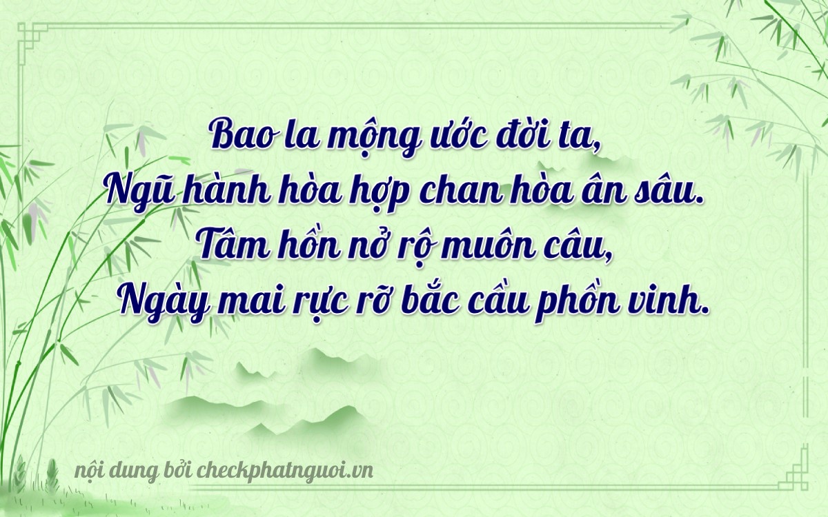 Bài thơ ý nghĩa cho <b>biển số 14A-85182</b> tại website checkphatnguoi.vn