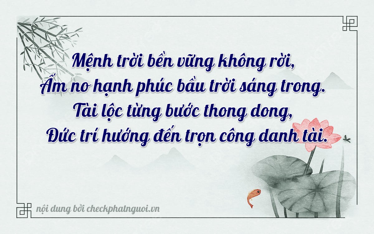 Bài thơ ý nghĩa cho <b>biển số 14A-86759</b> tại website checkphatnguoi.vn