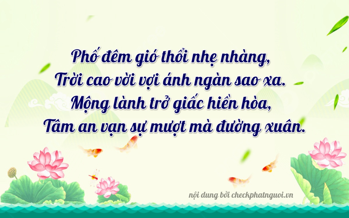 Bài thơ ý nghĩa cho <b>biển số 14A-94843</b> tại website checkphatnguoi.vn