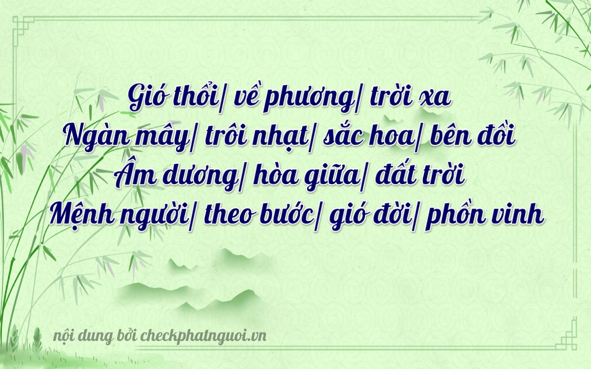 Bài thơ ý nghĩa cho <b>biển số 14AA-46361</b> tại website checkphatnguoi.vn