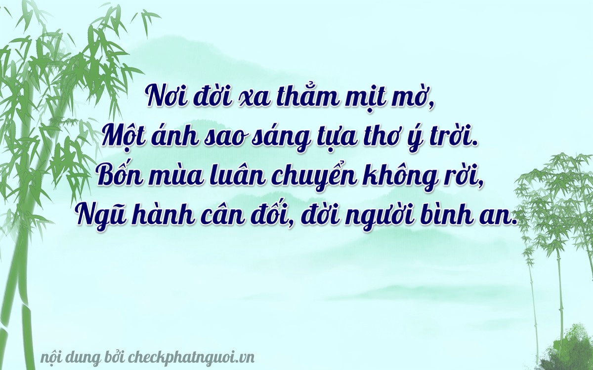 Bài thơ ý nghĩa cho <b>biển số 14AX-02985</b> tại website checkphatnguoi.vn