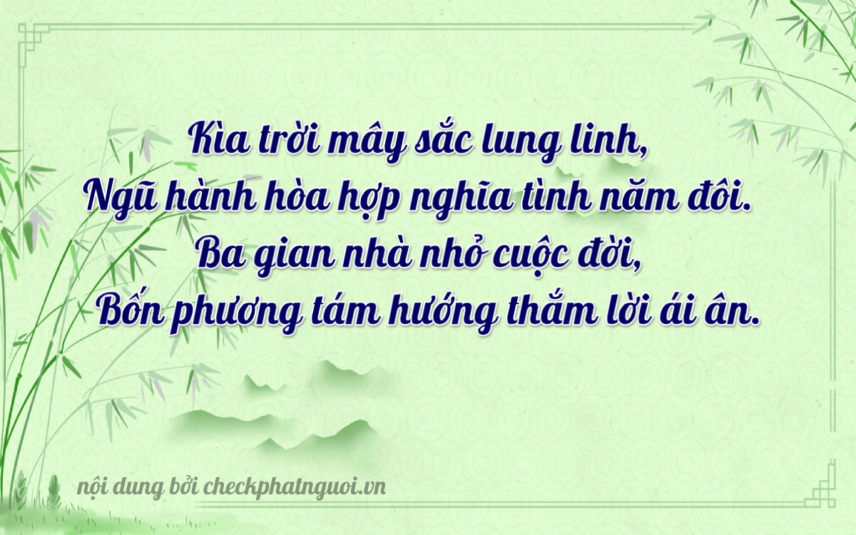 Bài thơ ý nghĩa cho <b>biển số 14B1-37341</b> tại website checkphatnguoi.vn