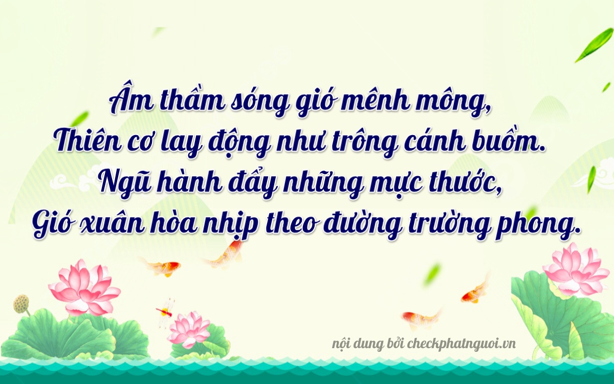 Bài thơ ý nghĩa cho <b>biển số 14B1-70962</b> tại website checkphatnguoi.vn