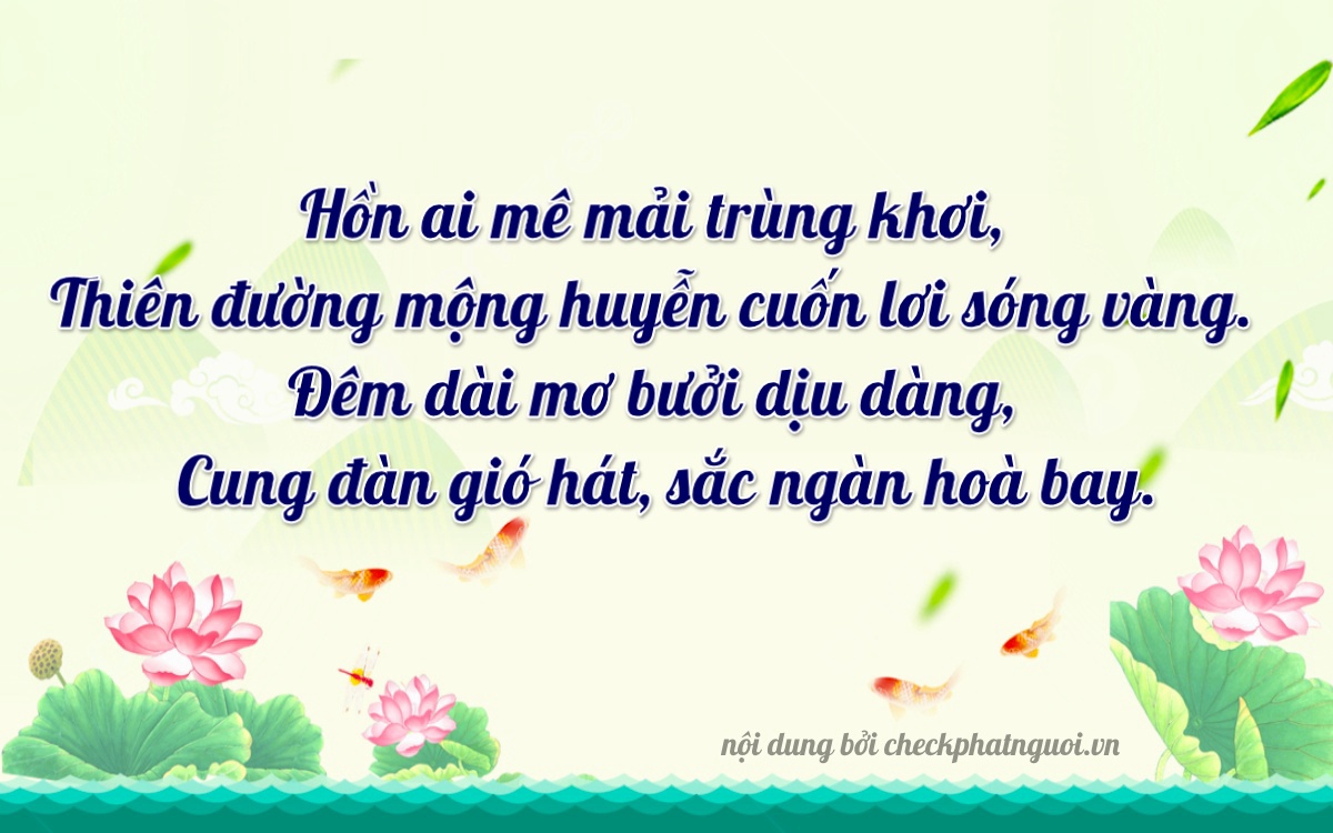 Bài thơ ý nghĩa cho <b>biển số 14C-21514</b> tại website checkphatnguoi.vn