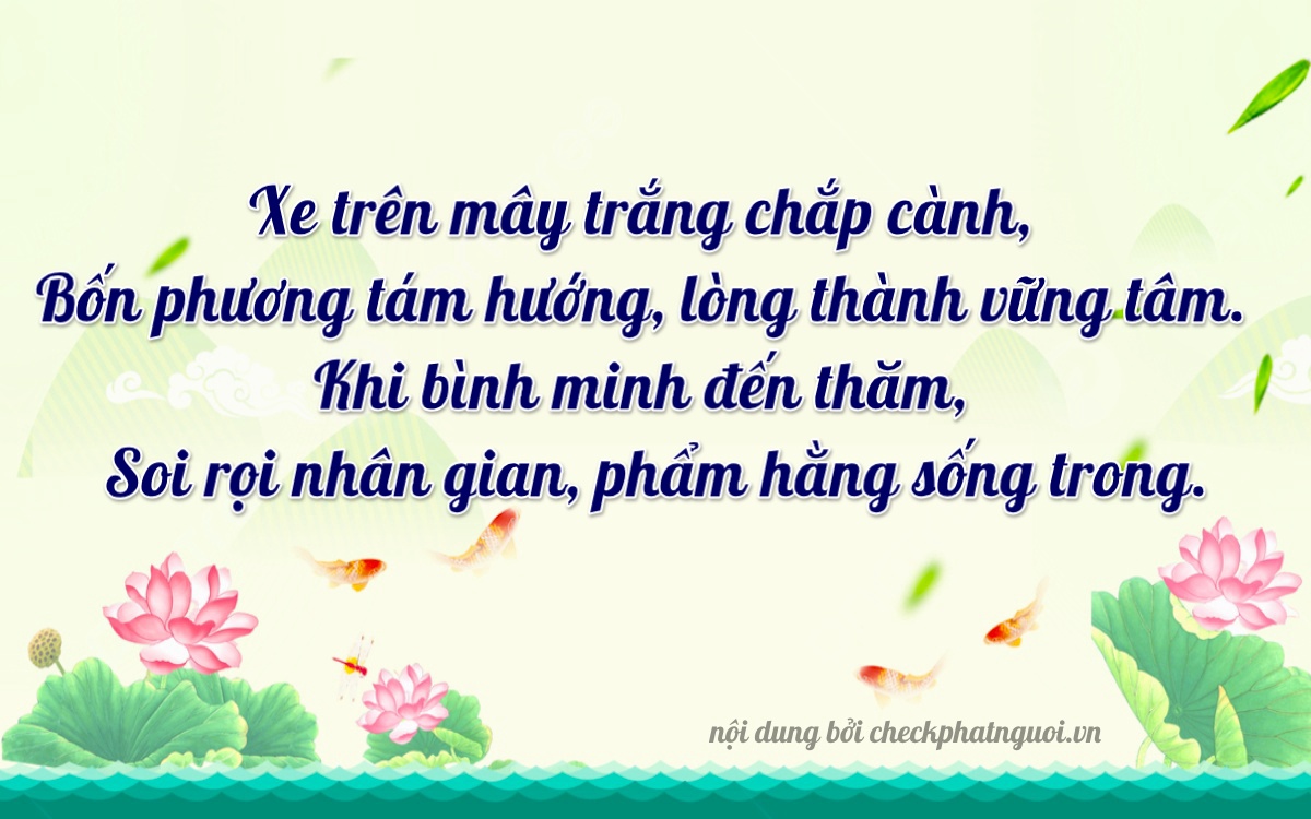 Bài thơ ý nghĩa cho <b>biển số 14C-30155</b> tại website checkphatnguoi.vn