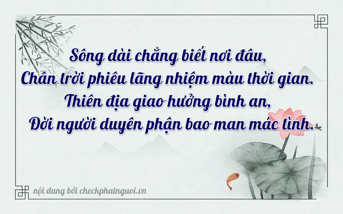 Bài thơ ý nghĩa cho <b>biển số 14H-02203</b> tại website checkphatnguoi.vn