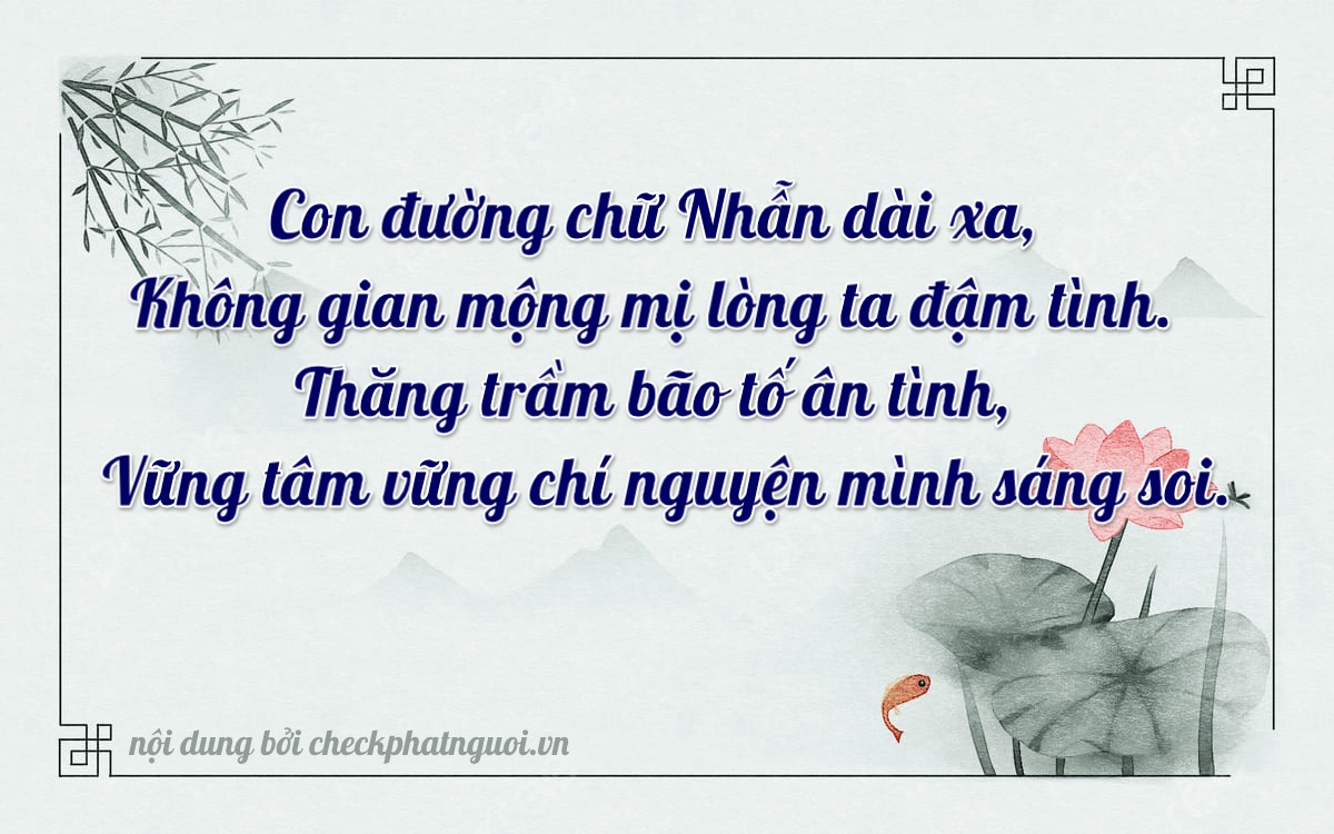 Bài thơ ý nghĩa cho <b>biển số 14U1-03479</b> tại website checkphatnguoi.vn