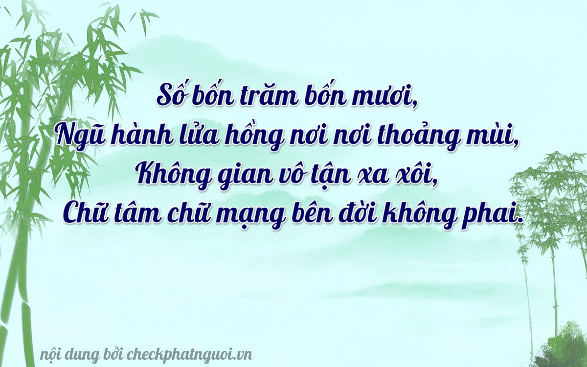 Bài thơ ý nghĩa cho <b>biển số 14Z1-44100</b> tại website checkphatnguoi.vn