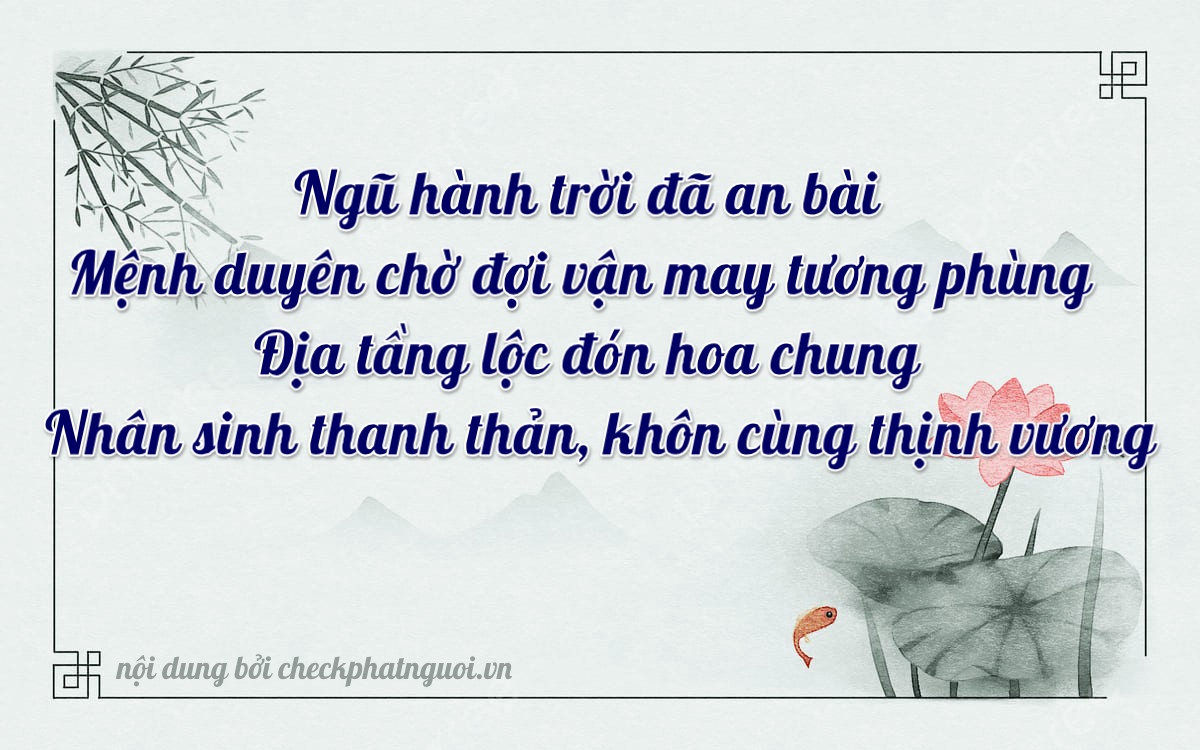 Bài thơ ý nghĩa cho <b>biển số 15445</b> tại website checkphatnguoi.vn