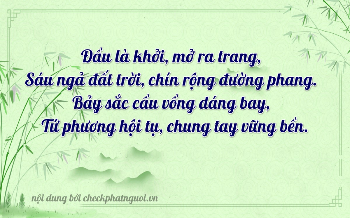 Bài thơ ý nghĩa cho <b>biển số 15A-08874</b> tại website checkphatnguoi.vn
