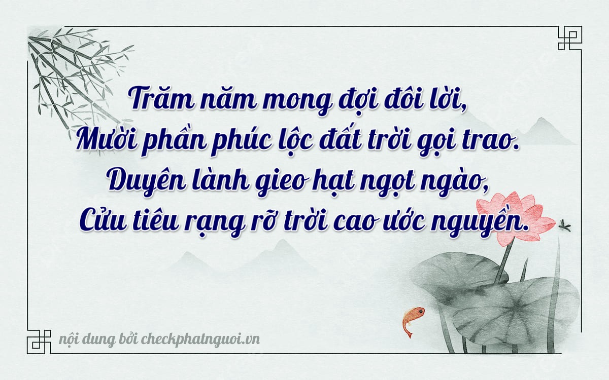 Bài thơ ý nghĩa cho <b>biển số 15A-10289</b> tại website checkphatnguoi.vn