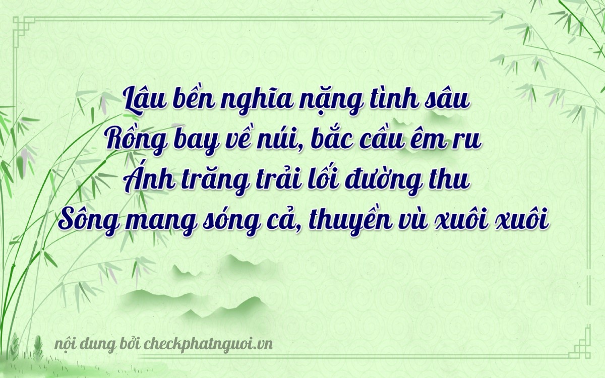 Bài thơ ý nghĩa cho <b>biển số 15A-12686</b> tại website checkphatnguoi.vn