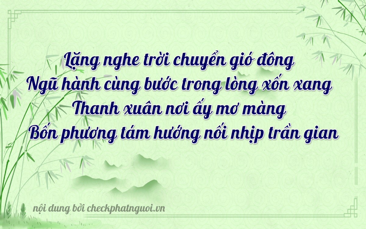 Bài thơ ý nghĩa cho <b>biển số 15A-16759</b> tại website checkphatnguoi.vn