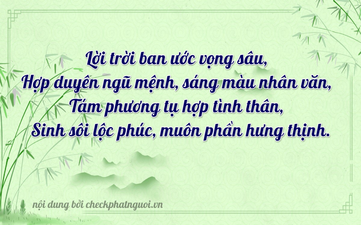 Bài thơ ý nghĩa cho <b>biển số 15A-25858</b> tại website checkphatnguoi.vn