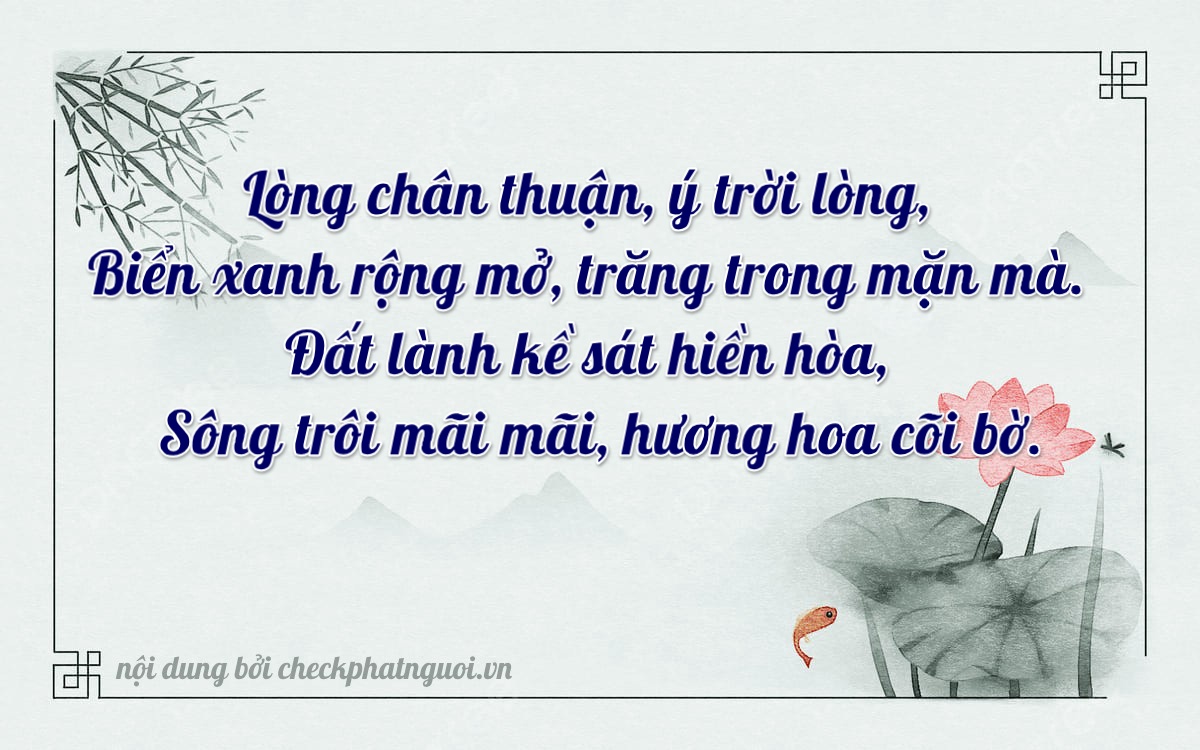Bài thơ ý nghĩa cho <b>biển số 15A-30995</b> tại website checkphatnguoi.vn