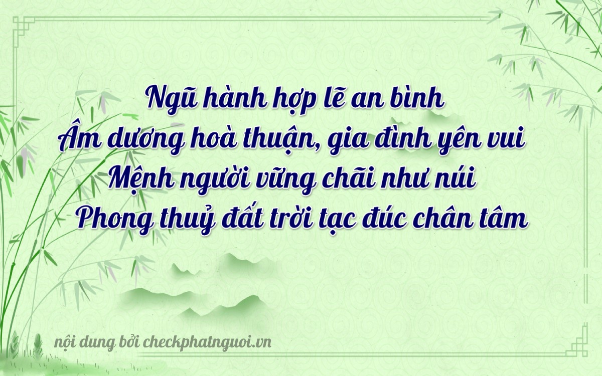 Bài thơ ý nghĩa cho <b>biển số 15A-38354</b> tại website checkphatnguoi.vn