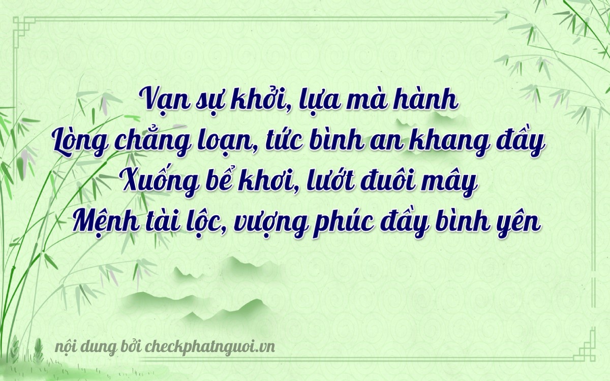 Bài thơ ý nghĩa cho <b>biển số 15A-39272</b> tại website checkphatnguoi.vn