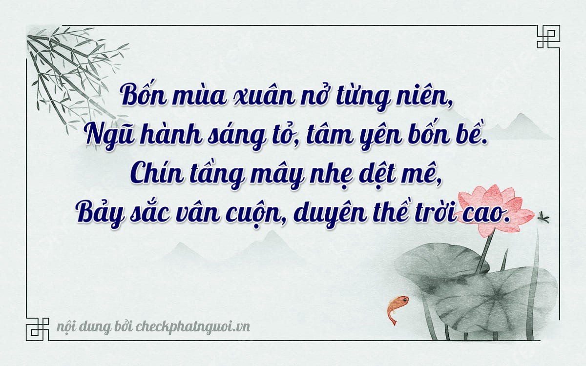 Bài thơ ý nghĩa cho <b>biển số 15A-48397</b> tại website checkphatnguoi.vn