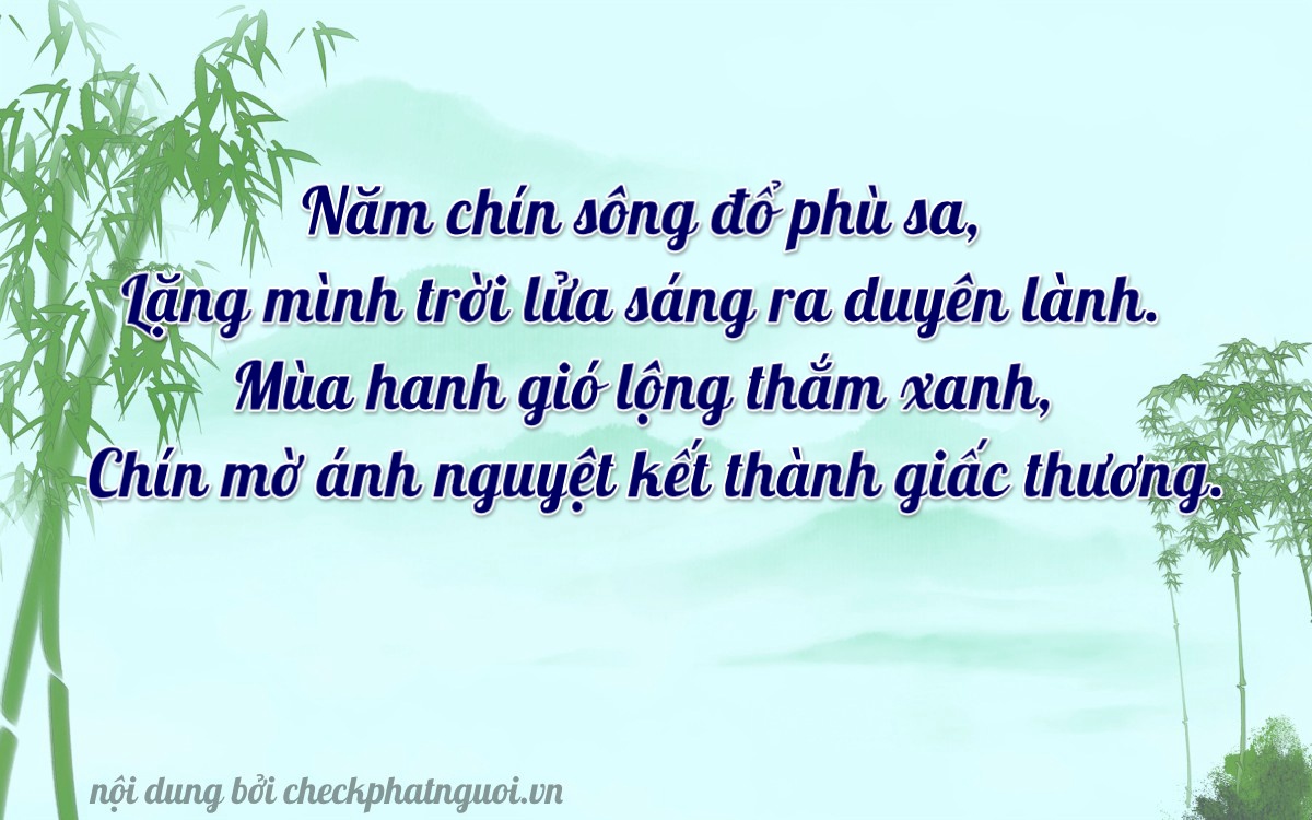 Bài thơ ý nghĩa cho <b>biển số 15A-51988</b> tại website checkphatnguoi.vn