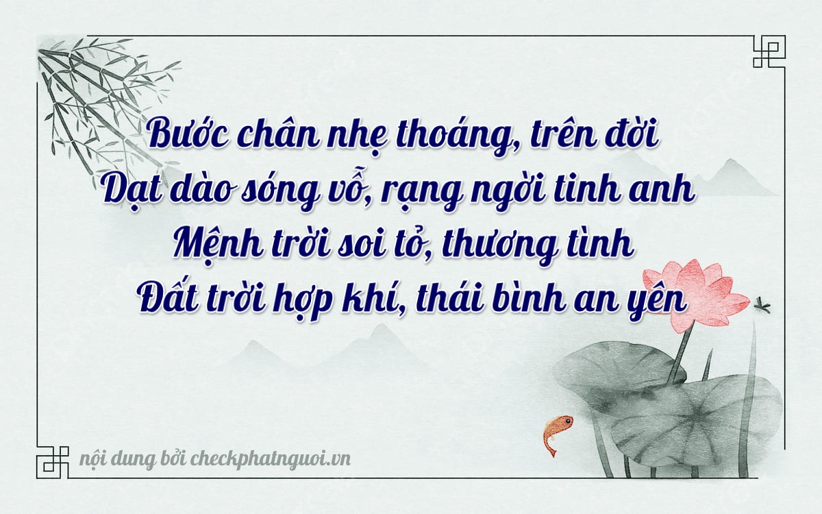 Bài thơ ý nghĩa cho <b>biển số 15A-52784</b> tại website checkphatnguoi.vn