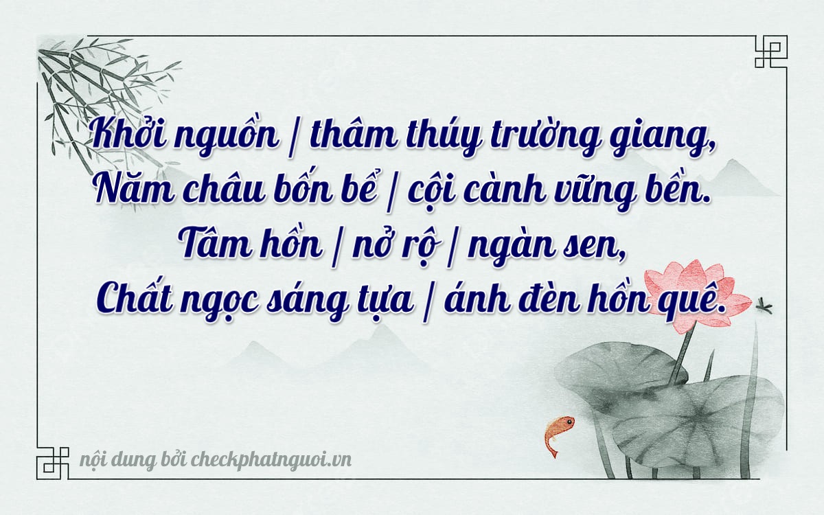 Bài thơ ý nghĩa cho <b>biển số 15A-55758</b> tại website checkphatnguoi.vn