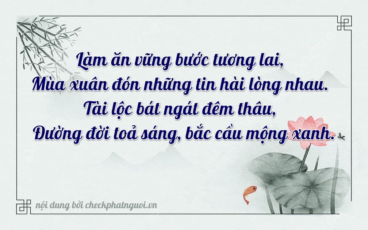 Bài thơ ý nghĩa cho <b>biển số 15A-58087</b> tại website checkphatnguoi.vn