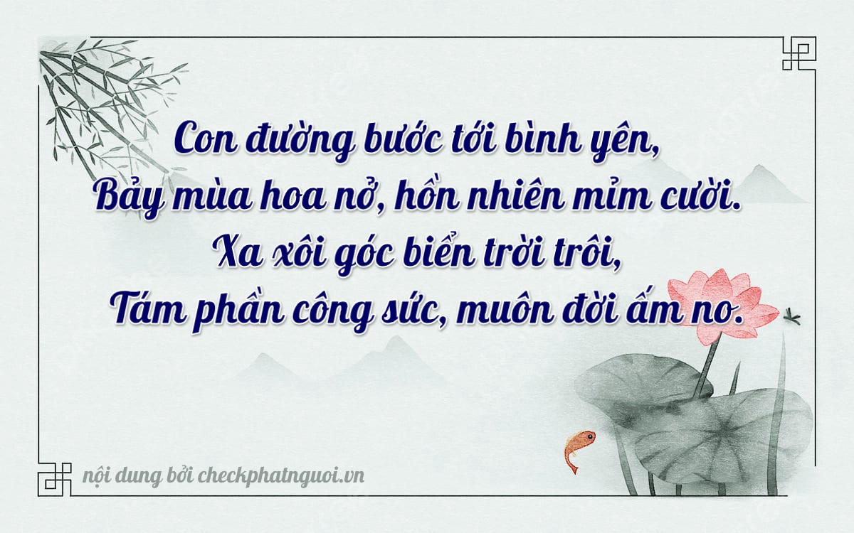 Bài thơ ý nghĩa cho <b>biển số 15A-72804</b> tại website checkphatnguoi.vn