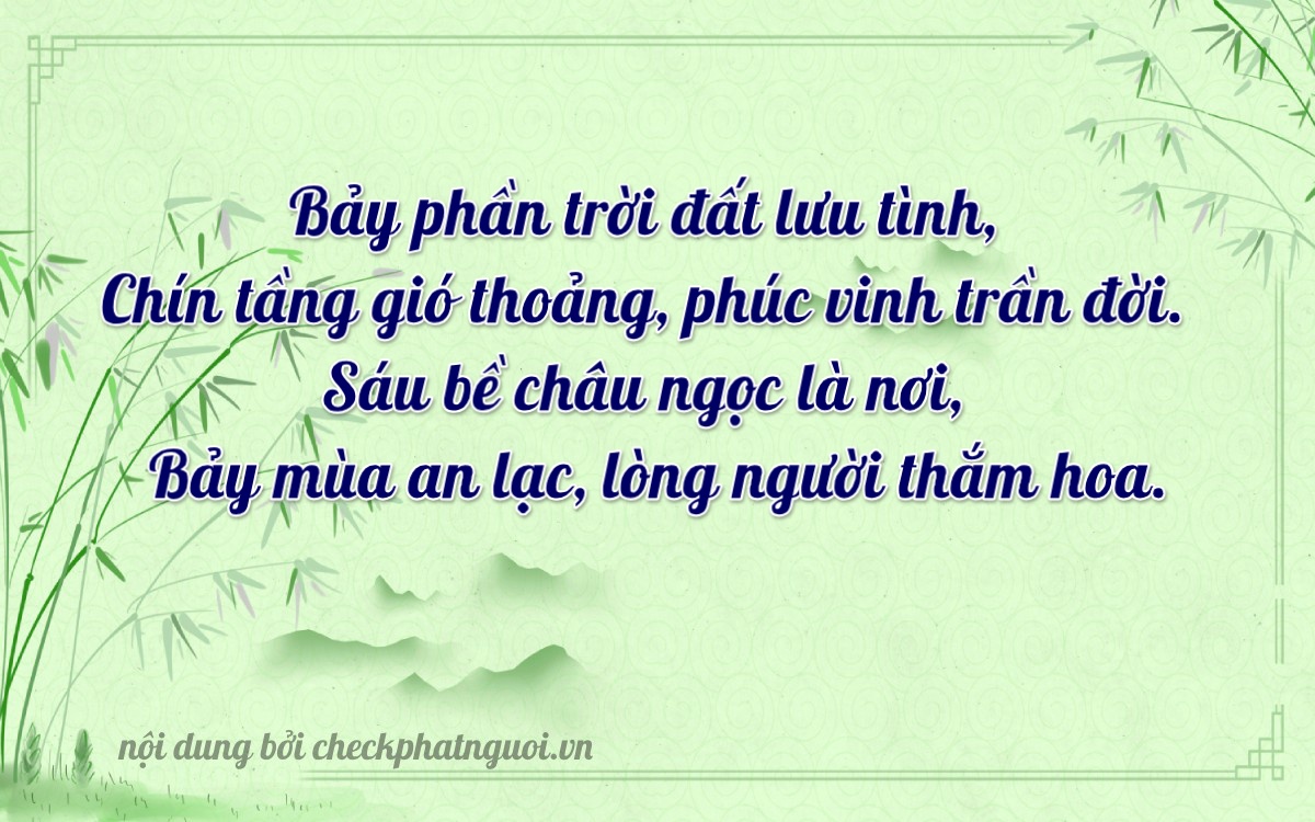 Bài thơ ý nghĩa cho <b>biển số 15A-79670</b> tại website checkphatnguoi.vn