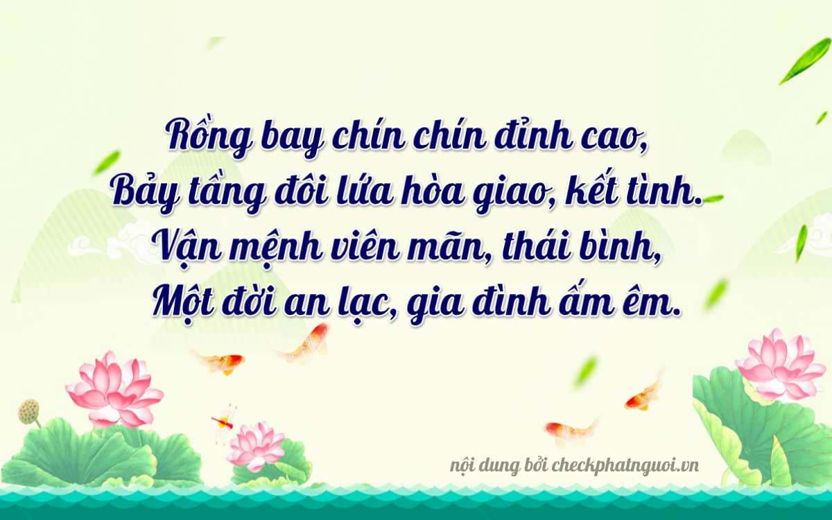 Bài thơ ý nghĩa cho <b>biển số 15A-79719</b> tại website checkphatnguoi.vn