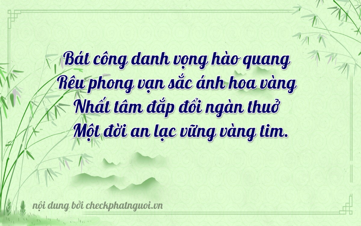 Bài thơ ý nghĩa cho <b>biển số 15A-82911</b> tại website checkphatnguoi.vn