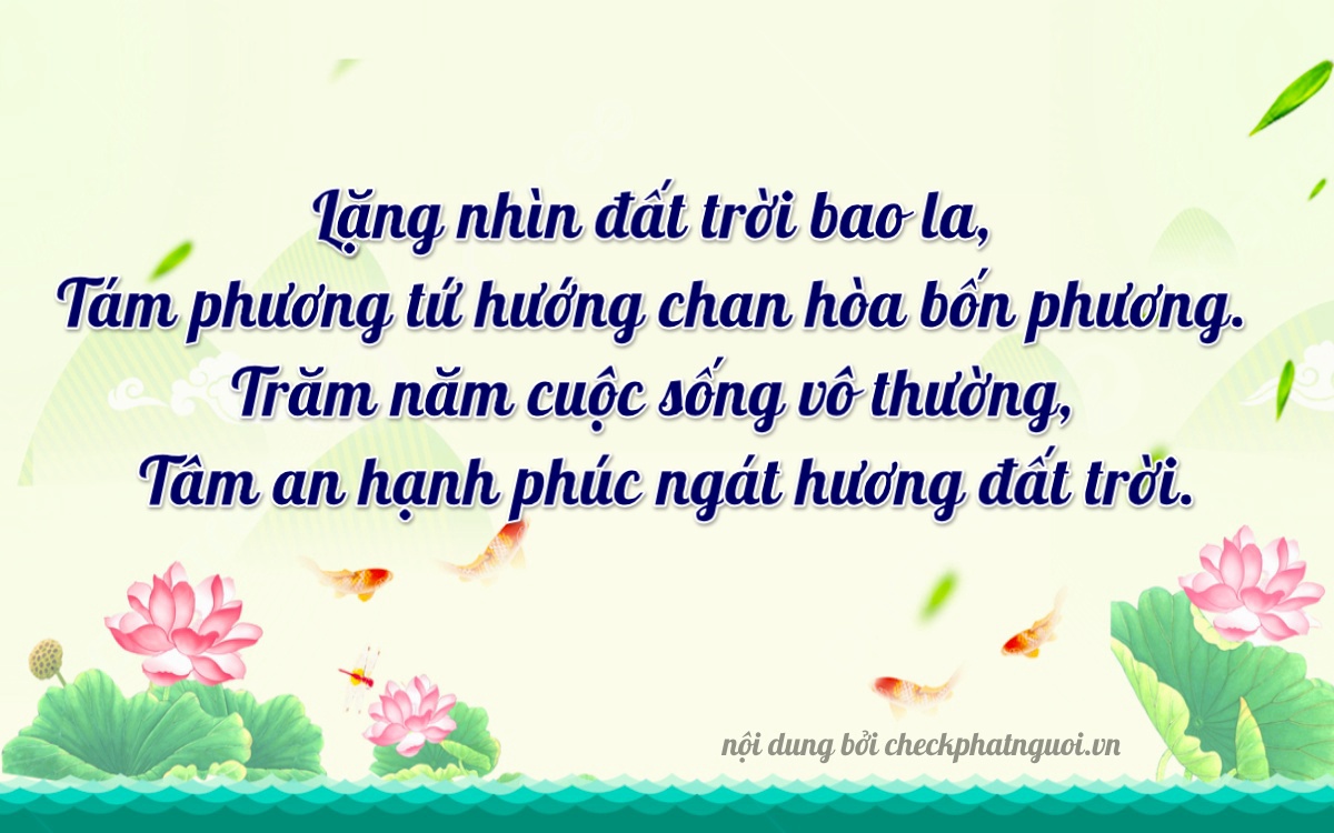 Bài thơ ý nghĩa cho <b>biển số 15A-83883</b> tại website checkphatnguoi.vn