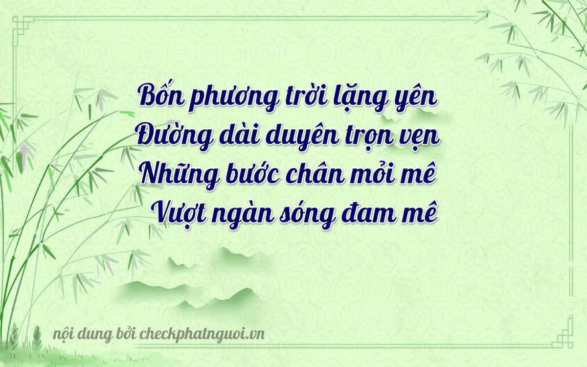 Bài thơ ý nghĩa cho <b>biển số 15A-88138</b> tại website checkphatnguoi.vn
