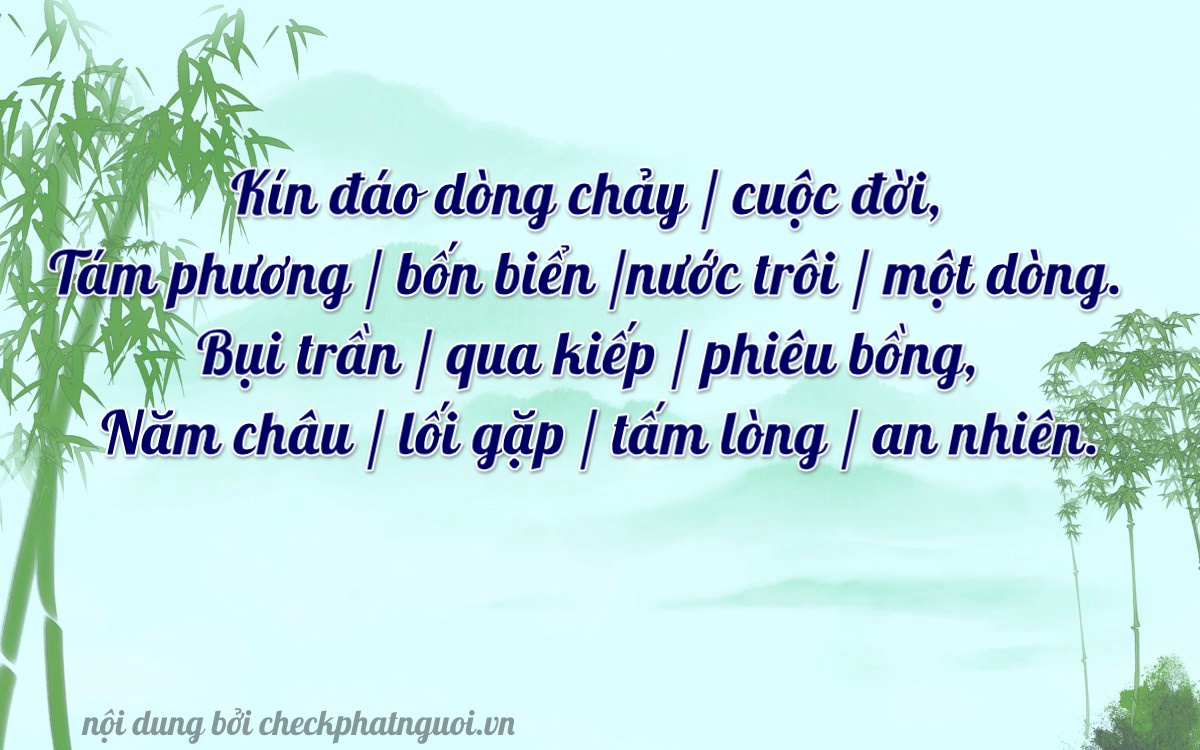 Bài thơ ý nghĩa cho <b>biển số 15A-88430</b> tại website checkphatnguoi.vn