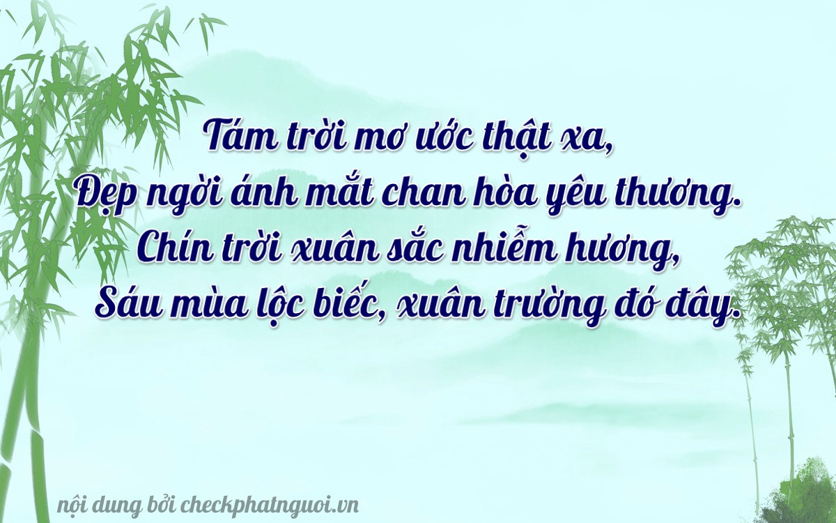 Bài thơ ý nghĩa cho <b>biển số 15A-88965</b> tại website checkphatnguoi.vn