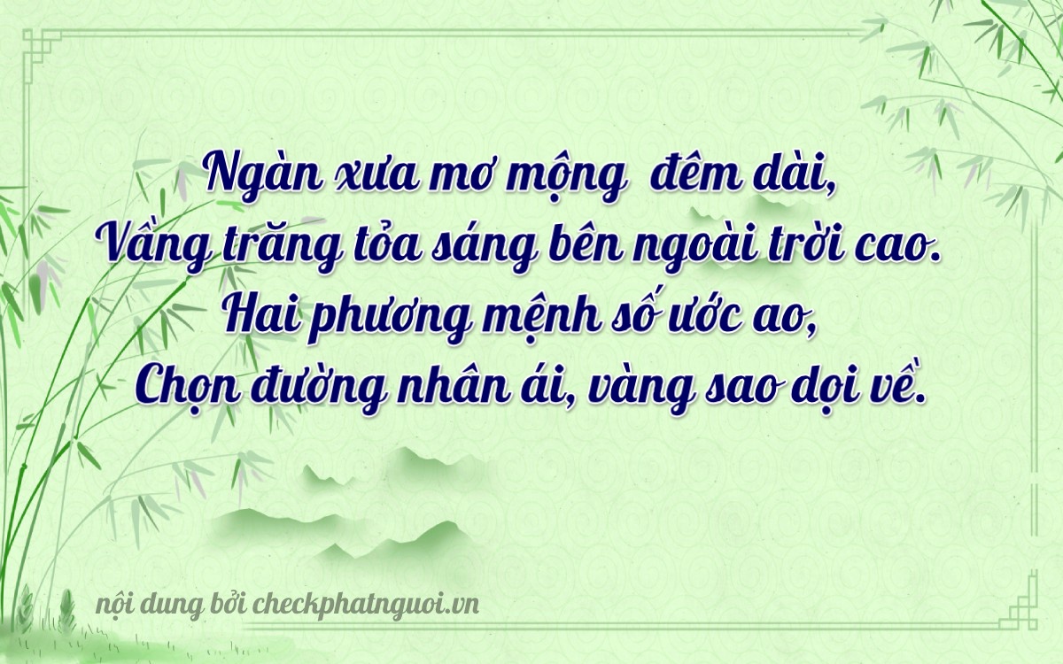 Bài thơ ý nghĩa cho <b>biển số 15A-92976</b> tại website checkphatnguoi.vn