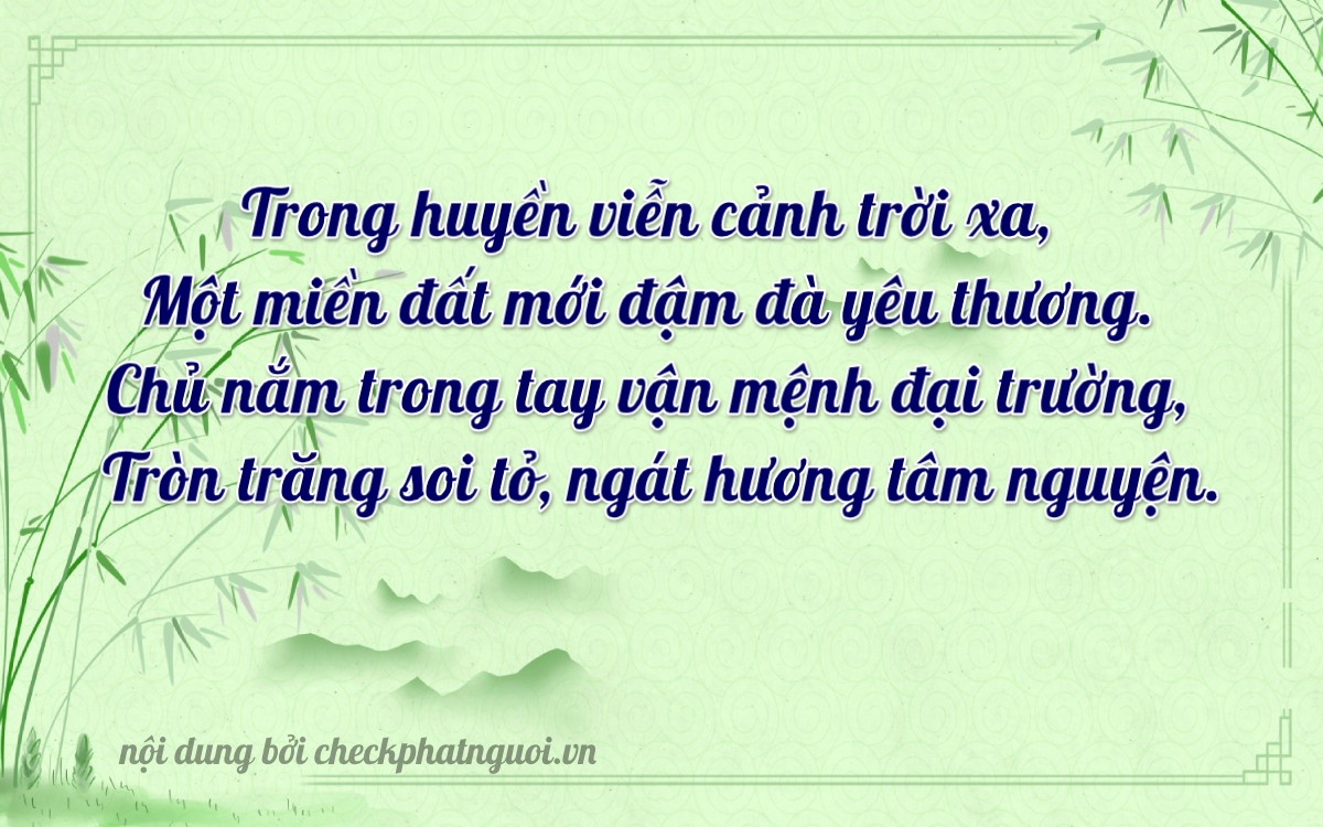 Bài thơ ý nghĩa cho <b>biển số 15A-94982</b> tại website checkphatnguoi.vn