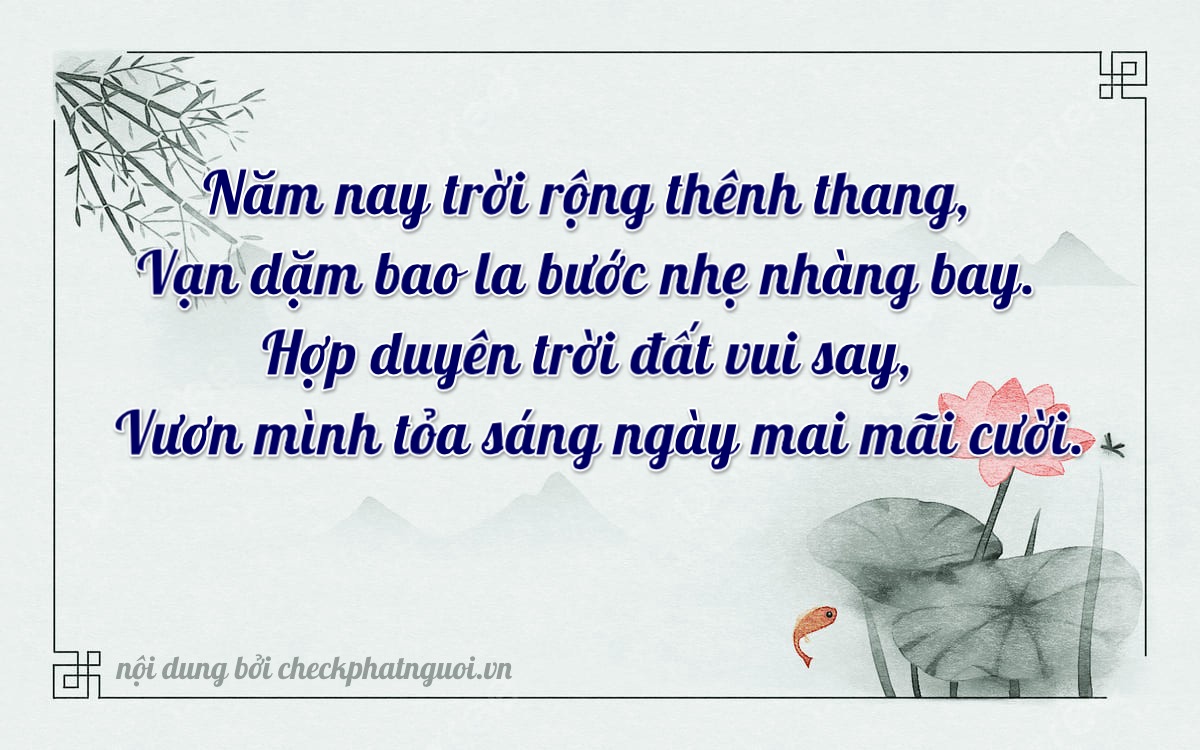 Bài thơ ý nghĩa cho <b>biển số 15A-95254</b> tại website checkphatnguoi.vn