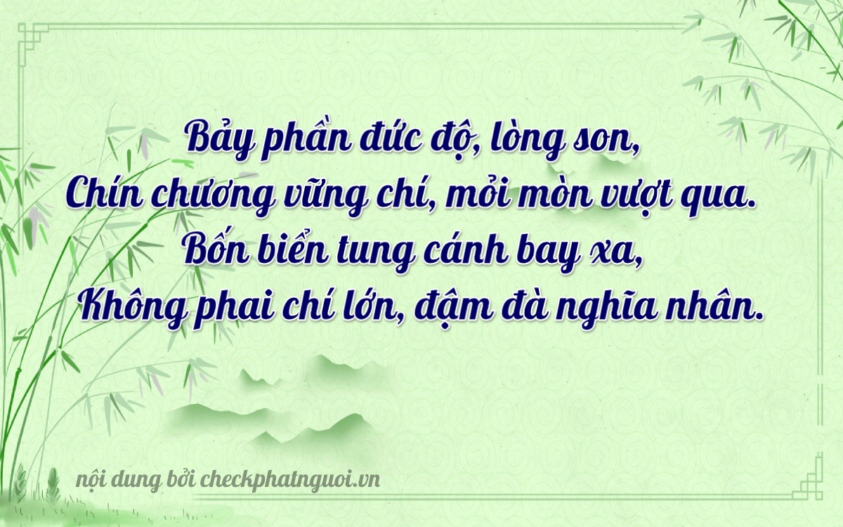 Bài thơ ý nghĩa cho <b>biển số 15A-97400</b> tại website checkphatnguoi.vn