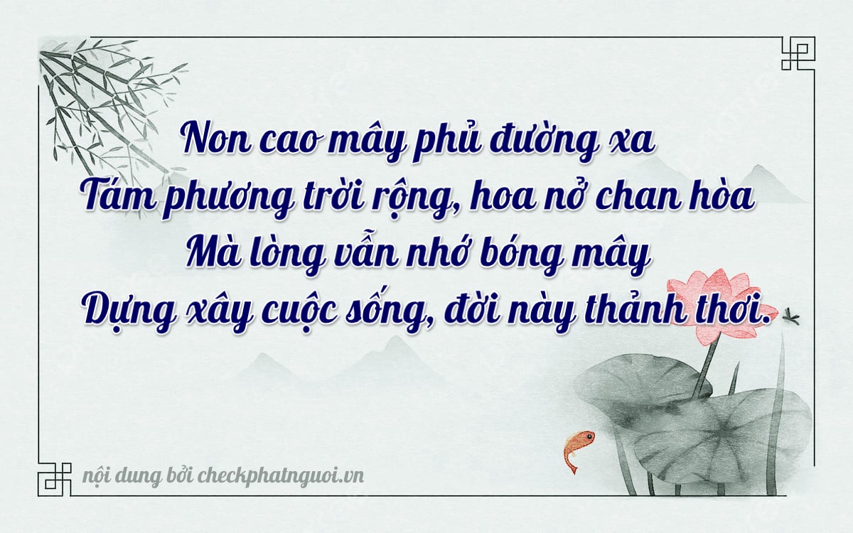 Bài thơ ý nghĩa cho <b>biển số 15A-97802</b> tại website checkphatnguoi.vn