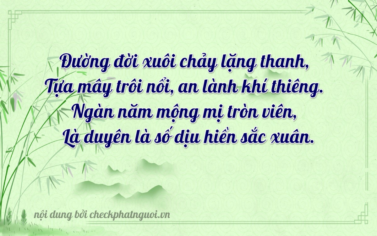 Bài thơ ý nghĩa cho <b>biển số 15A-99074</b> tại website checkphatnguoi.vn