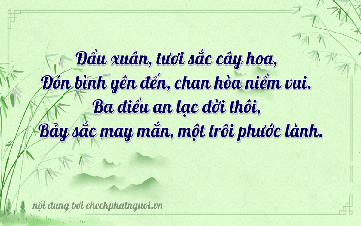 Bài thơ ý nghĩa cho <b>biển số 15AA-02374</b> tại website checkphatnguoi.vn