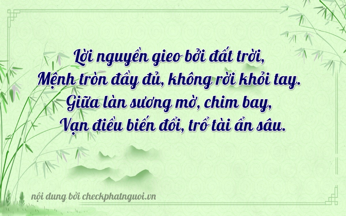Bài thơ ý nghĩa cho <b>biển số 15AA-12910</b> tại website checkphatnguoi.vn
