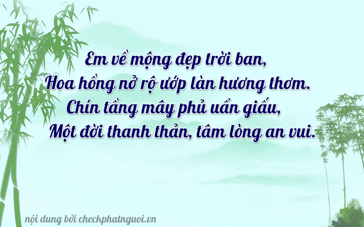 Bài thơ ý nghĩa cho <b>biển số 15AA-69078</b> tại website checkphatnguoi.vn