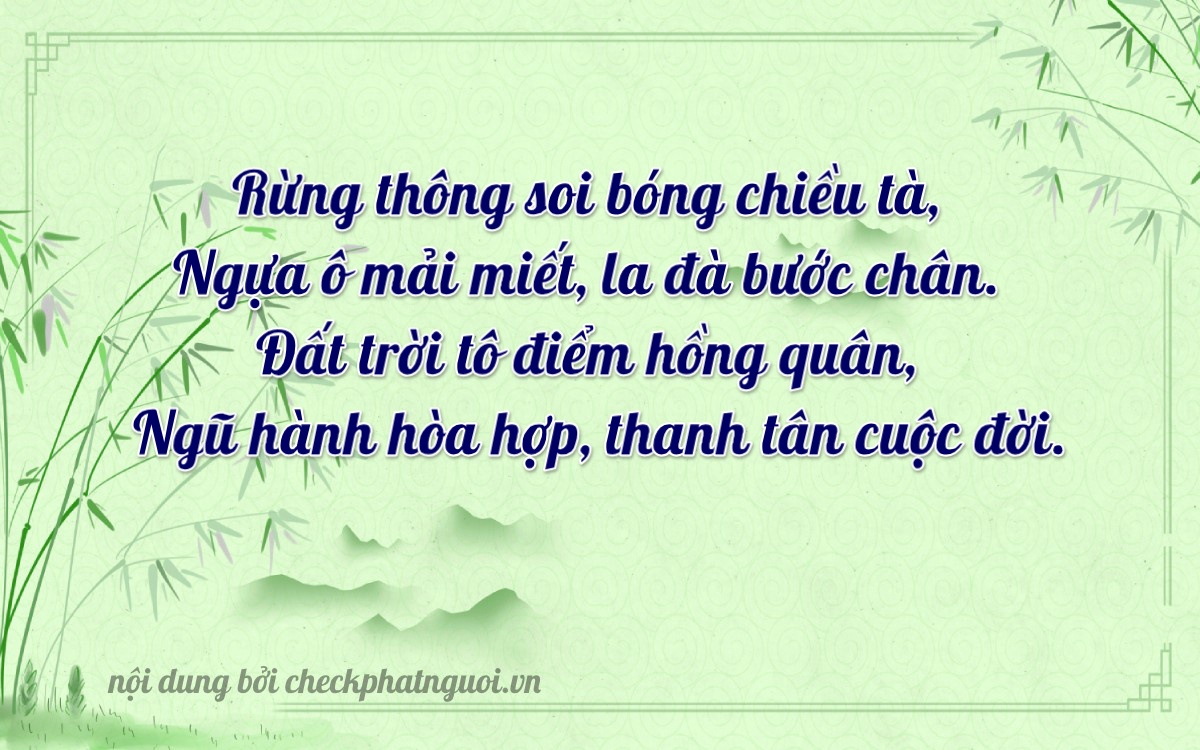 Bài thơ ý nghĩa cho <b>biển số 15AB-15036</b> tại website checkphatnguoi.vn