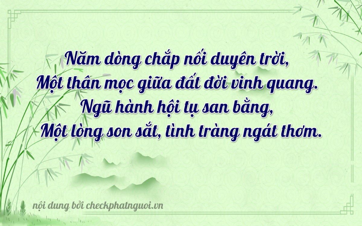 Bài thơ ý nghĩa cho <b>biển số 15AB-15151</b> tại website checkphatnguoi.vn
