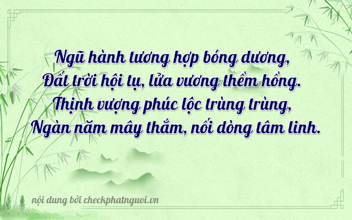 Bài thơ ý nghĩa cho <b>biển số 15AC-05000</b> tại website checkphatnguoi.vn