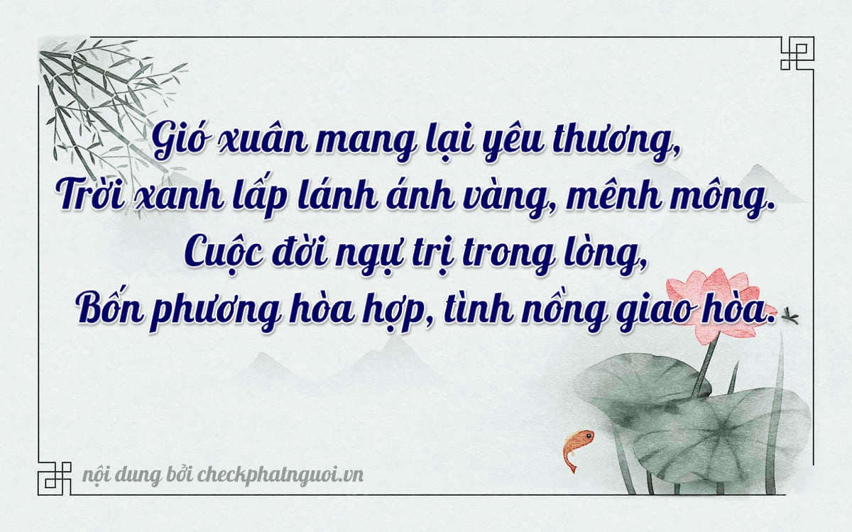 Bài thơ ý nghĩa cho <b>biển số 15AE-04115</b> tại website checkphatnguoi.vn