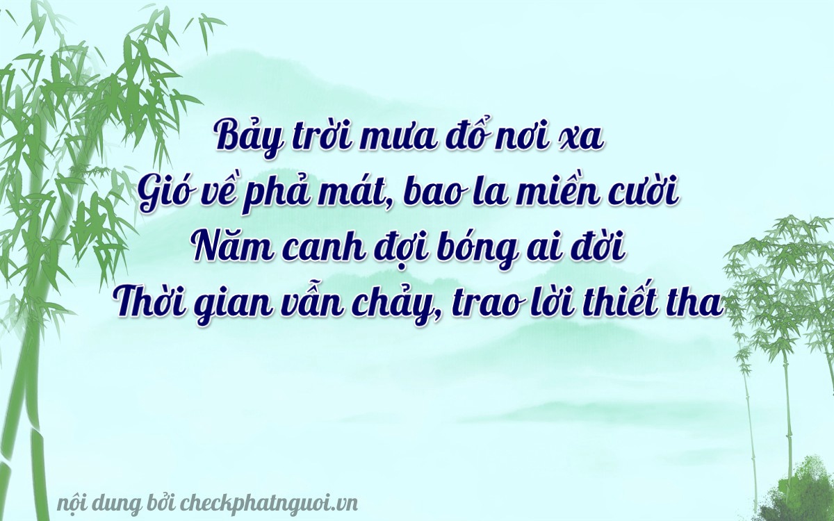 Bài thơ ý nghĩa cho <b>biển số 15AE-07502</b> tại website checkphatnguoi.vn